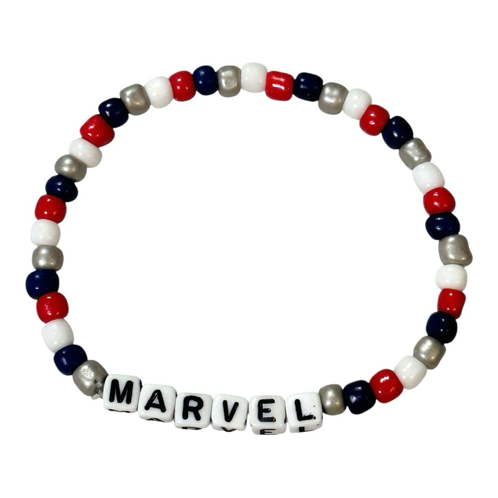 Marvel Inspired Beaded Bracelet